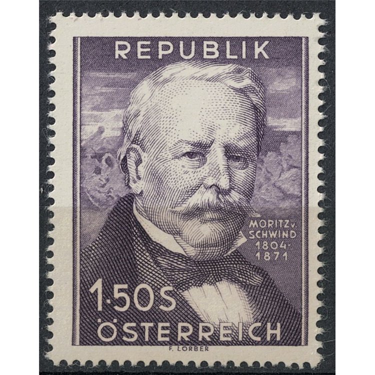 AUSTRIA 1954 Moritz Von Schwind MNH**