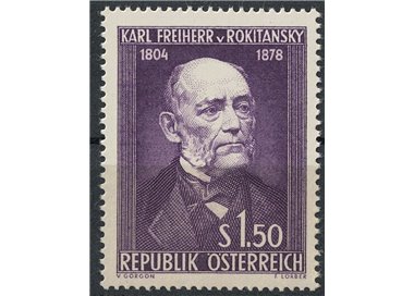 AUSTRIA 1954 Karl Freiherr von Rokitansky MNH**