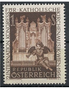 AUSTRIA 1954 Congresso di musica cattolica MNH**