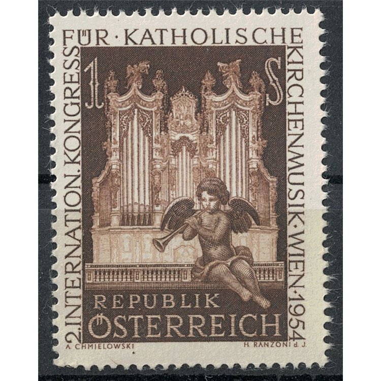 AUSTRIA 1954 Catholic Music Congress MNH**