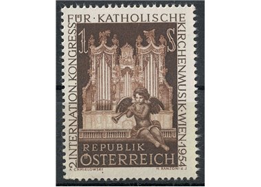 AUSTRIA 1954 Catholic Music Congress MNH**