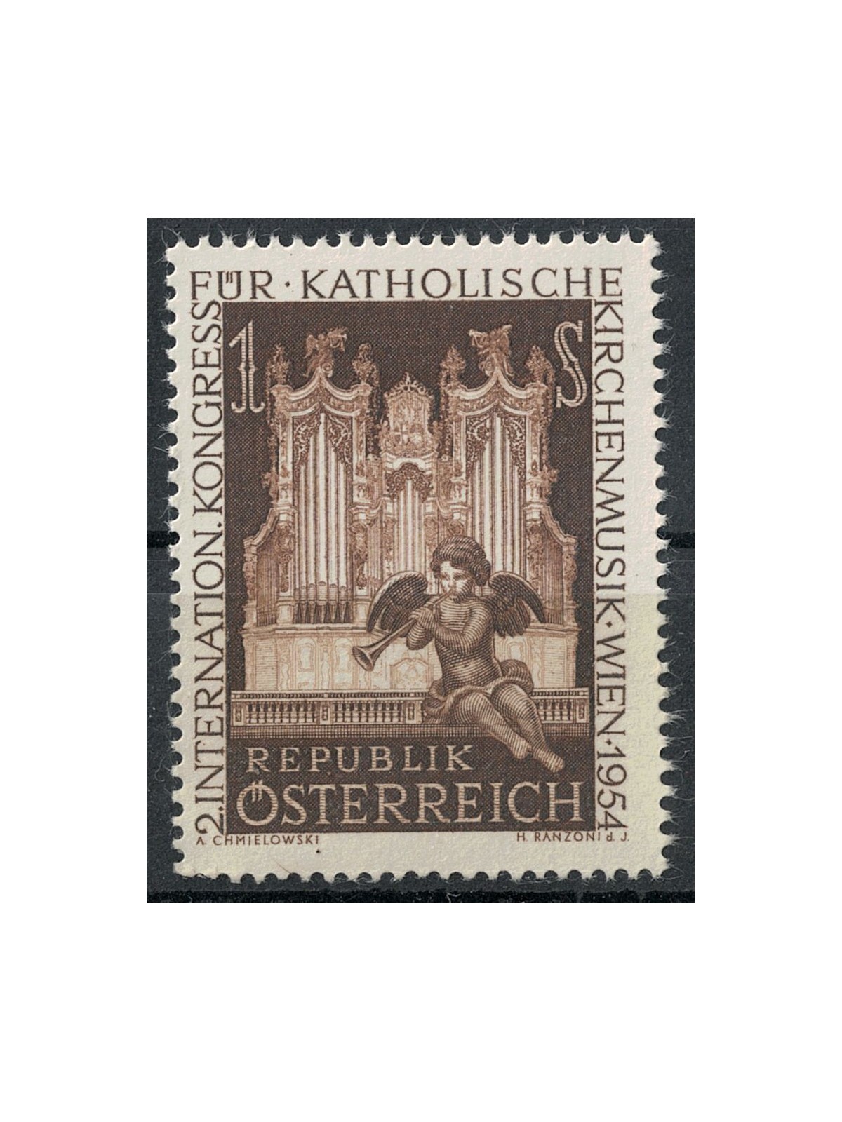 AUSTRIA 1954 Congresso di musica cattolica MNH**