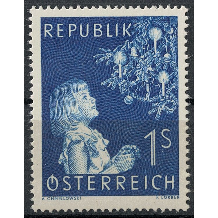 AUSTRIA 1954 Christmas MNH**