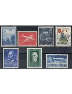 AUSTRIA 1958 Annata completa 7v MNH**