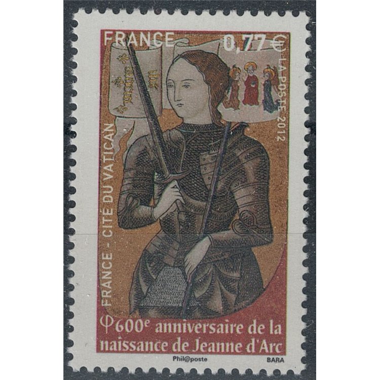 FRANCIA 2012 Giovanna d'Arco MNH**