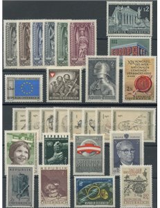 AUSTRIA 1969 Annata completa 28v MNH**
