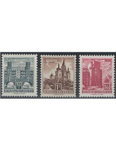 AUSTRIA 1960-65 Vedute, formato ridotto 3v MNH**