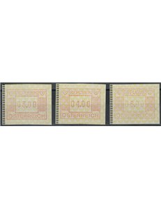 AUSTRIA 1983 Automatic Stamps 3v MNH**