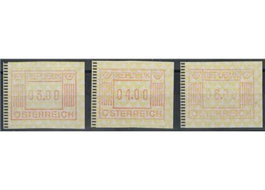 AUSTRIA 1983 Automatic Stamps 3v MNH**