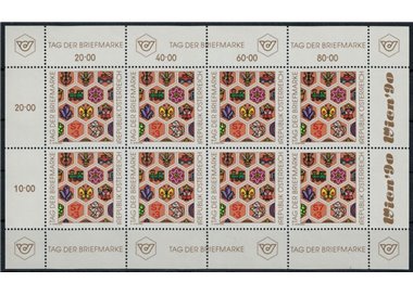 AUSTRIA 1990 Stamp Day m/s MNH**