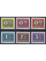AUSTRIA 1986 Postage Due 6v MNH**