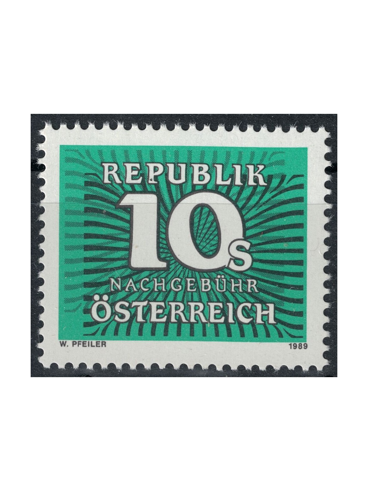 AUSTRIA 1989 Segnatasse MNH**