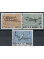 AUSTRIA 1968 Posta aerea 3v MNH**