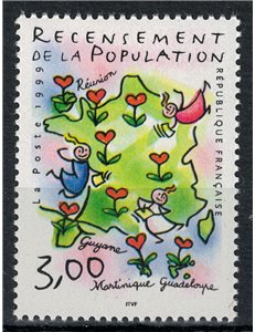 FRANCE 1999 Census MNH**