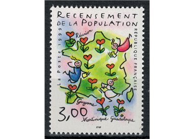 FRANCE 1999 Census MNH**