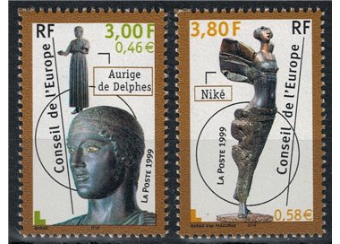FRANCE 1999 Service (Council of Europe) 2v MNH**