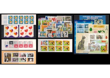 FRANCE 1999 Complete Year 65v + 5 s/s + 5 booklet MNH**