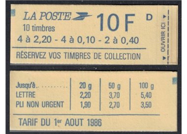 FRANCIA 1982-85 Libertà (1501) LB MNH**