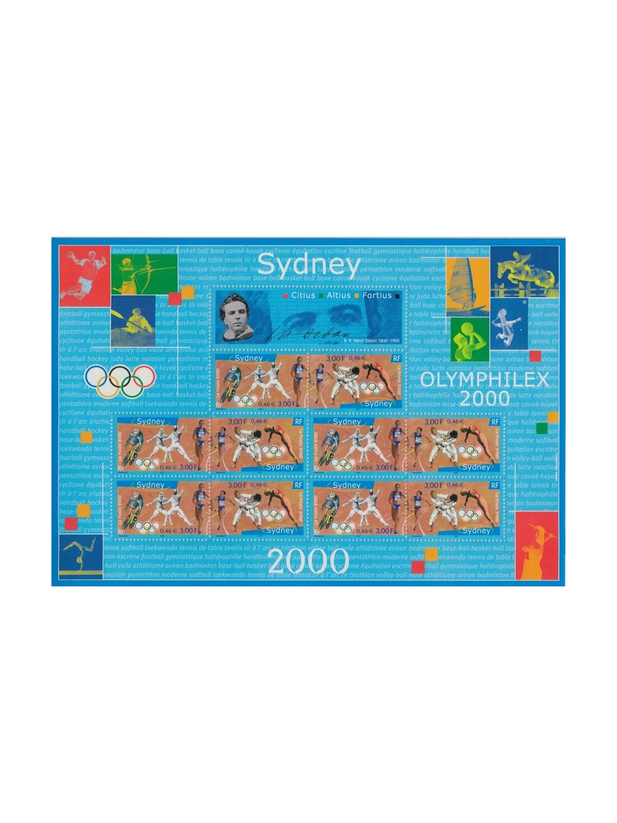 FRANCIA 2000 Giochi Olimpici Estivi MF MNH**
