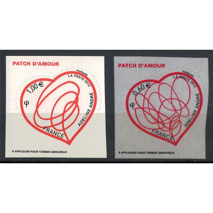 FRANCIA 2012 San Valentino (Adeline André) ad. 2v MNH**