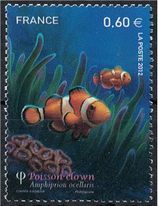 FRANCIA 2012 Pesci tropicali MNH**