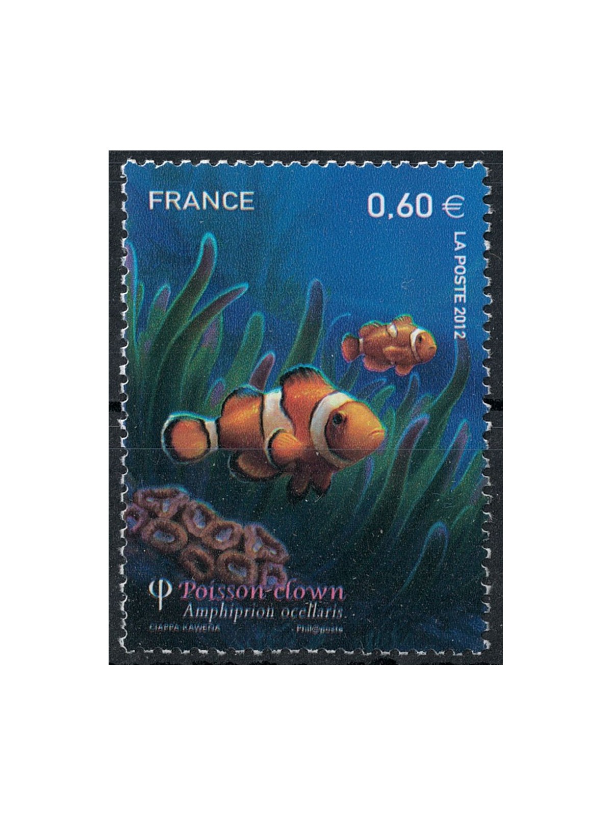 FRANCE 2012 Tropical Fish MNH**