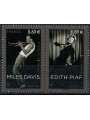 FRANCE 2012 Edith Piaf and Miles Davis 2v MNH**