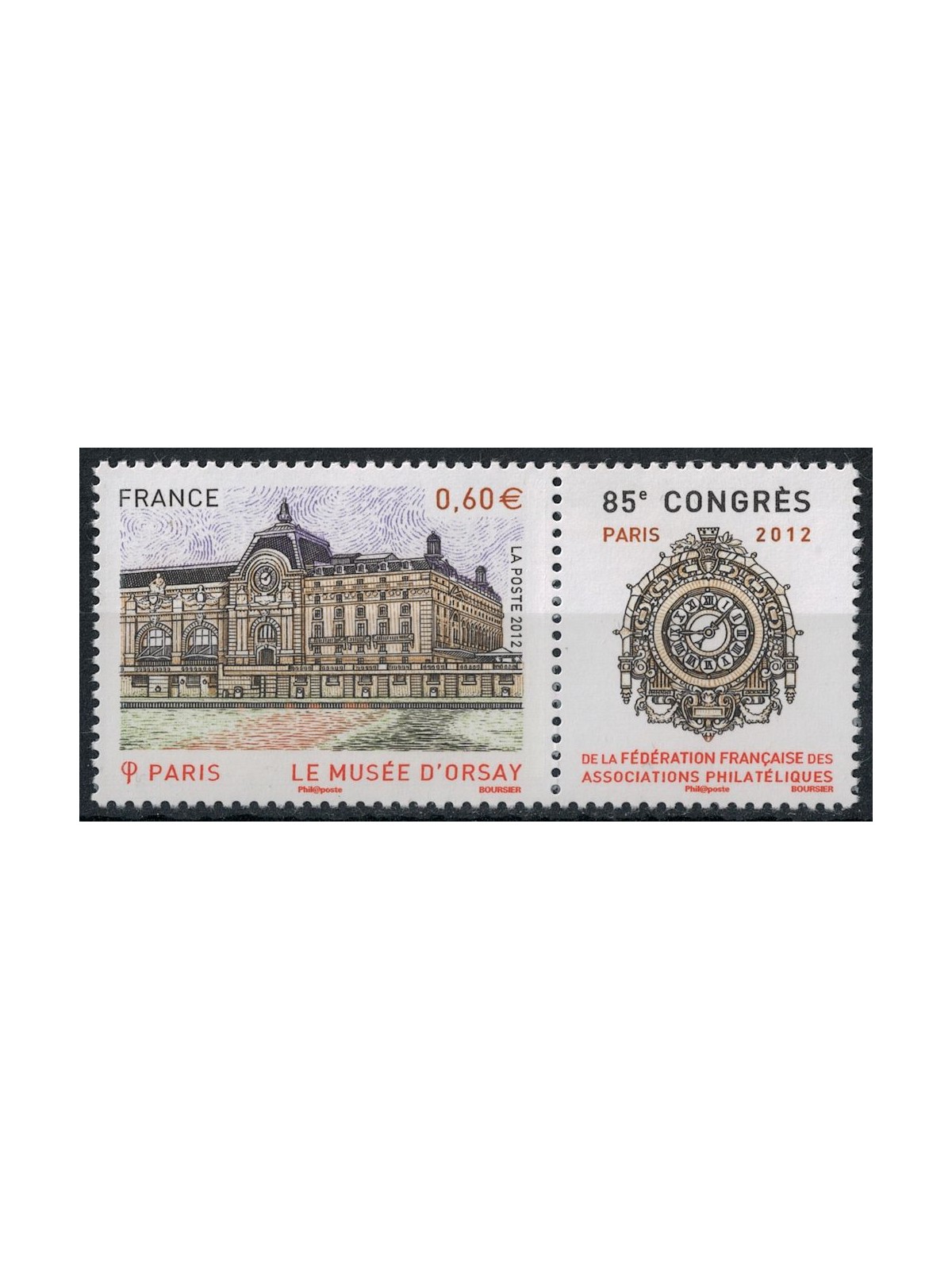 FRANCIA 2012 Museo d'Orsay MNH**