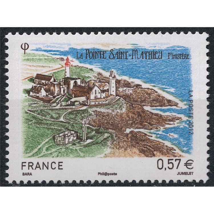 FRANCE 2012 Tourist (Saint-Mathieu) MNH**