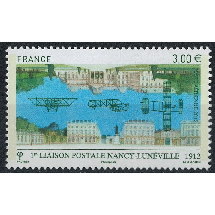 FRANCE 2012 First postal flight Nancy-Lunéville MNH**