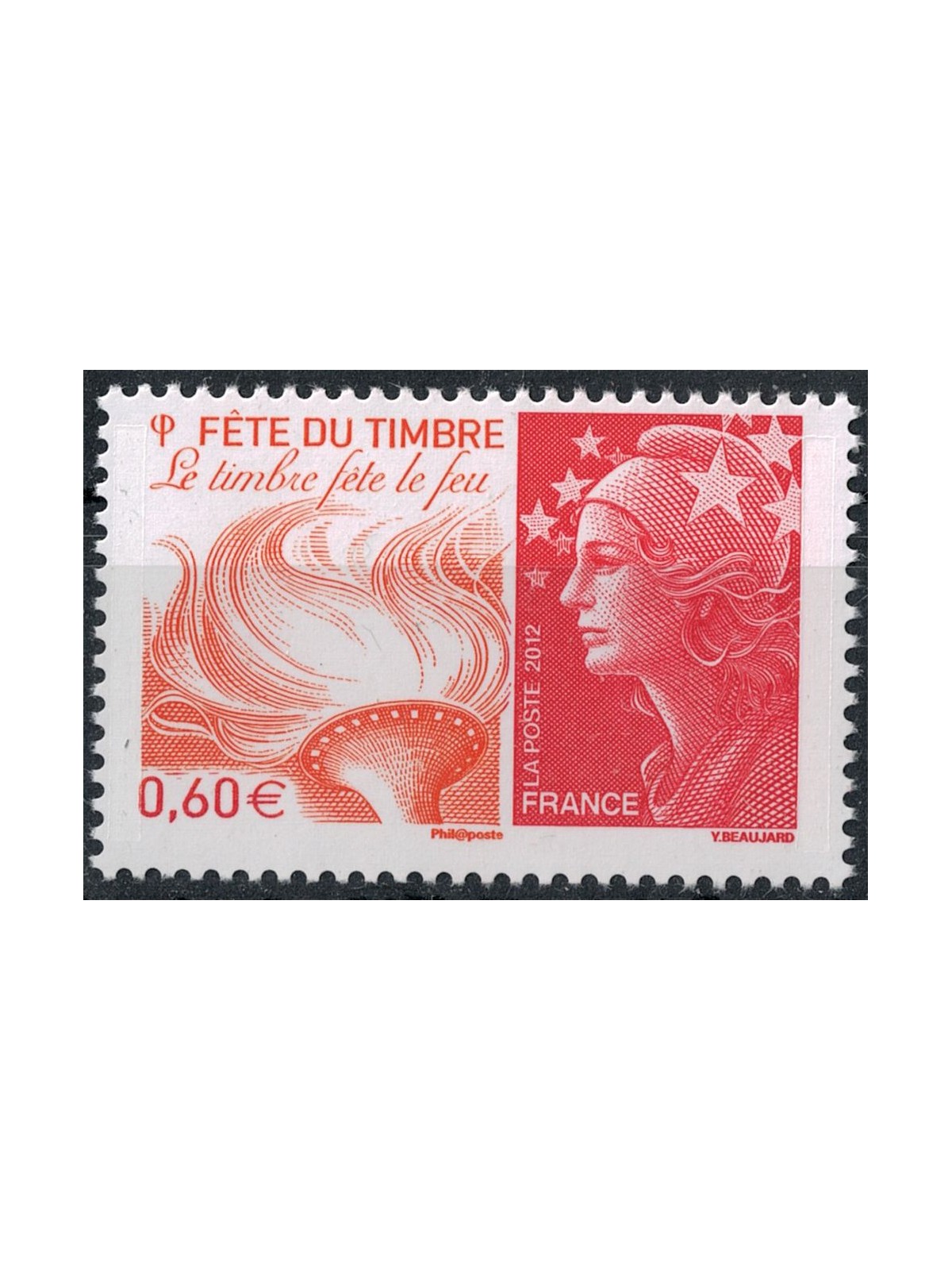 FRANCE 2012 Stamp Day MNH**
