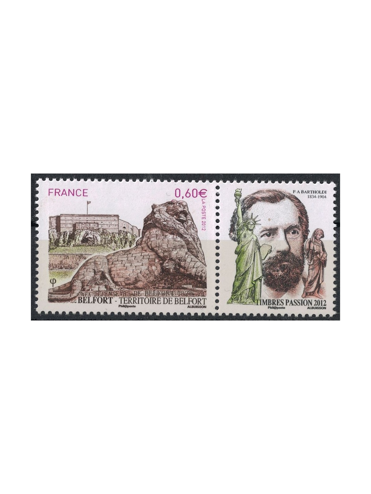FRANCIA 2012 Congresso filatelico (Belfort) MNH**
