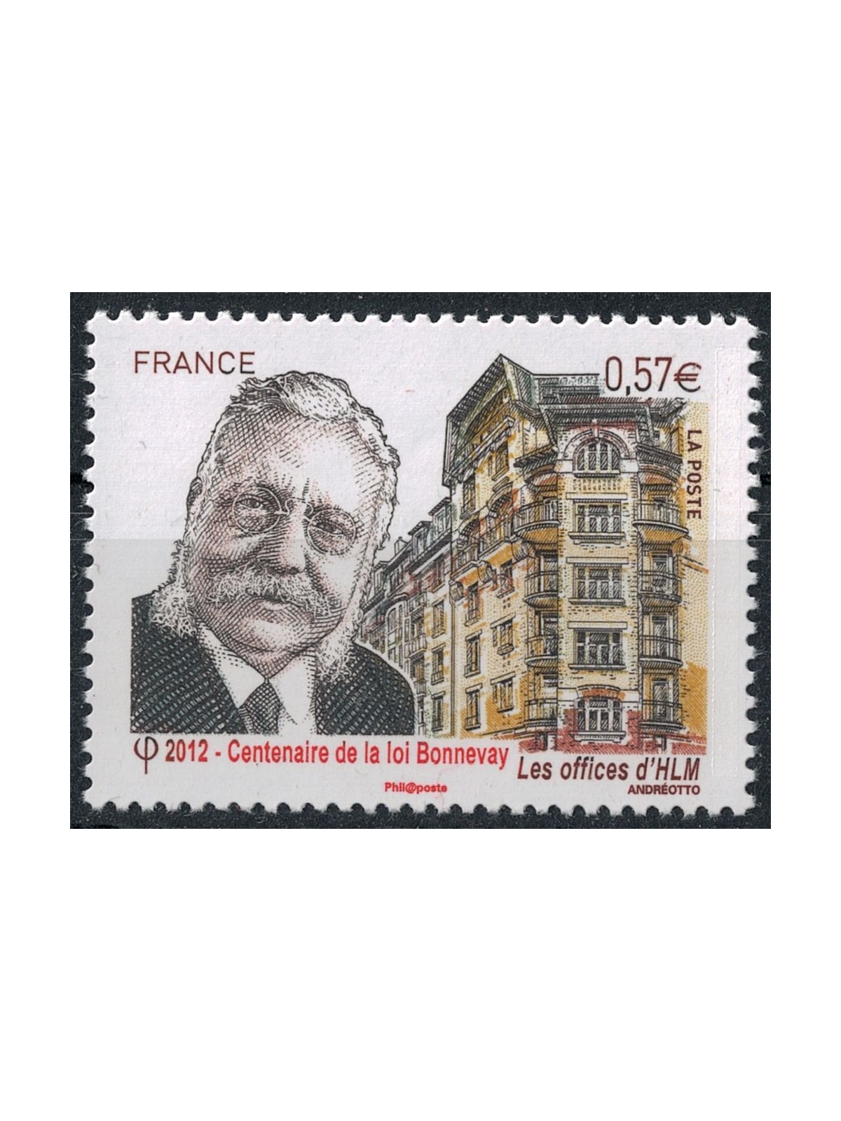 FRANCE 2012 Bonnevay Foundation MNH**