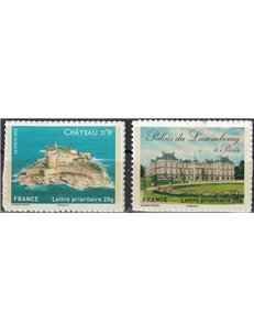 FRANCE 2012 Castles and Historic Buildings 2v MNH**