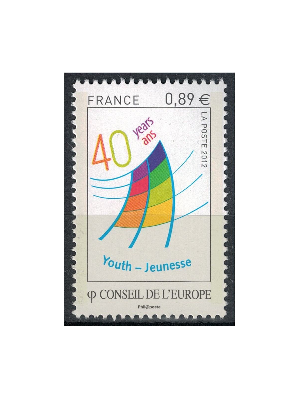 FRANCIA 2012 Servizio (Consiglio d'Europa) MNH**