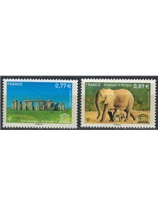FRANCE 2012 Official Stamps (UNESCO) 2v MNH**