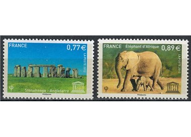 FRANCE 2012 Official Stamps (UNESCO) 2v MNH**
