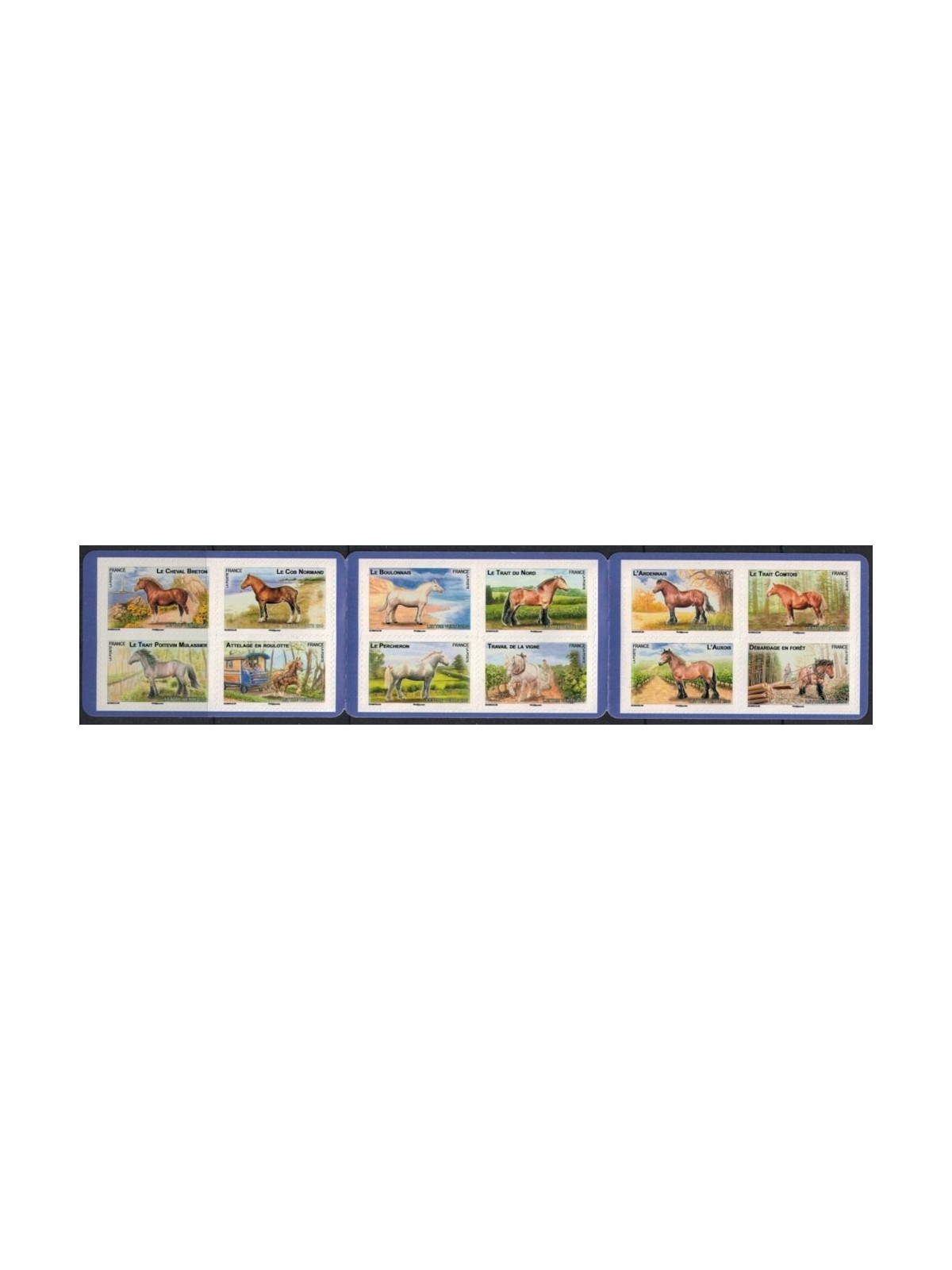 FRANCIA 2013 Cavalli da traino LB MNH**