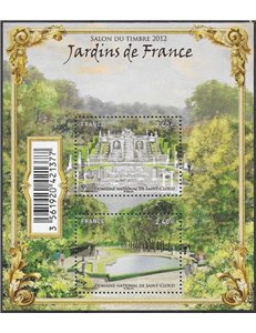FRANCIA 2012 Giardini di Francia (10ª serie) BF MNH**
