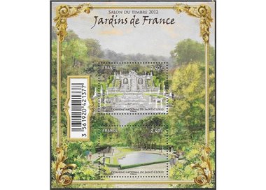 FRANCIA 2012 Giardini di Francia (10ª serie) BF MNH**
