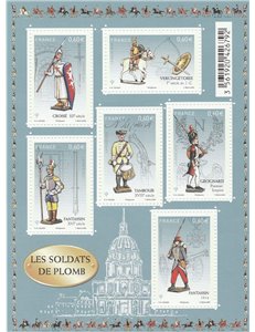 FRANCIA 2012 Soldatini di piombo BF MNH**