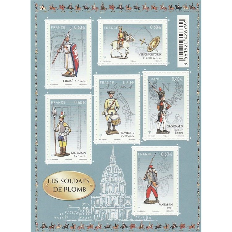 FRANCE 2012 Tin Soldiers s/s MNH**