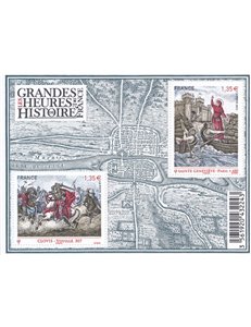 FRANCIA 2012 Grandi momenti storici BF MNH**