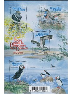 FRANCE 2012 Protection of Birds s/s MNH**