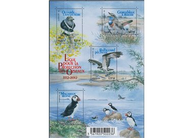 FRANCIA 2012 Protezione degli uccelli BF MNH**