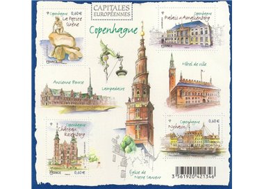 FRANCIA 2012 Capitali Europee (Copenhagen) BF MNH**