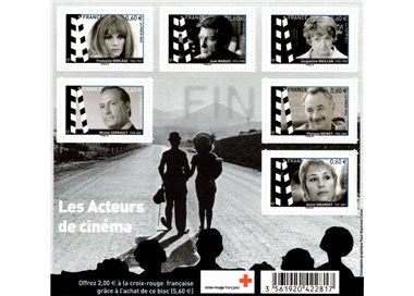 FRANCIA 2012 Attori del cinema BF MNH**