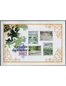 FRANCE 2012 Gardens of France (Le Salon du Timbre) s/s MNH**