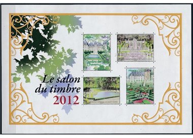FRANCE 2012 Gardens of France (Le Salon du Timbre) s/s MNH**