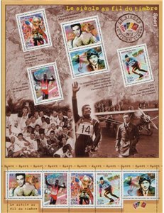 FRANCIA 2000 Il XX secolo (Lo Sport) BF MNH**